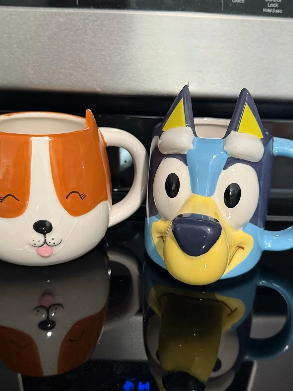 Blue and Yellow Cartoon Animal Ceramic Mug - Home Accents